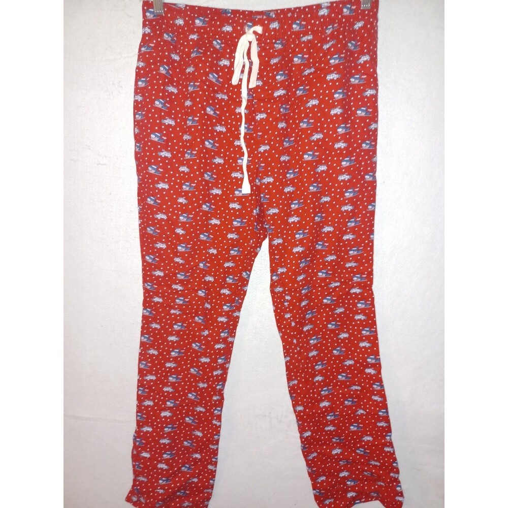 Vineyard Vine Pajama Pants Sleepwear Men's Sz M Red Christmas Santa Whale NEW